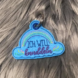 Alles wird gut FREEBIE 8 - Anhänger ITH - Ich will knuddeln